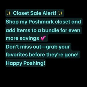 Closet Sale Alert / Help me clear me closet 😀